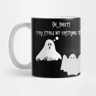 Funny Ghost Sheet Pun T-Shirt Punny Halloween Gift Mug